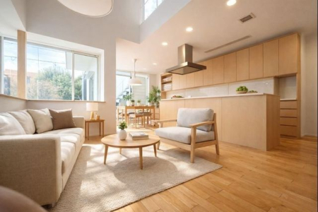 ���r���O �y�Ƌ��CG�ł��B�z�̌��ʂ����������Ղ�Ǝ��R�����������ރ��r���O�X�y�[�X�͂ƂĂ����S�n�̗ǂ���Ԃł��B���Ƒ����W�܂�������Ɖ߂�����u�e���̏�v�ɂȂ郊�r���O�𐥔񂲗�����������