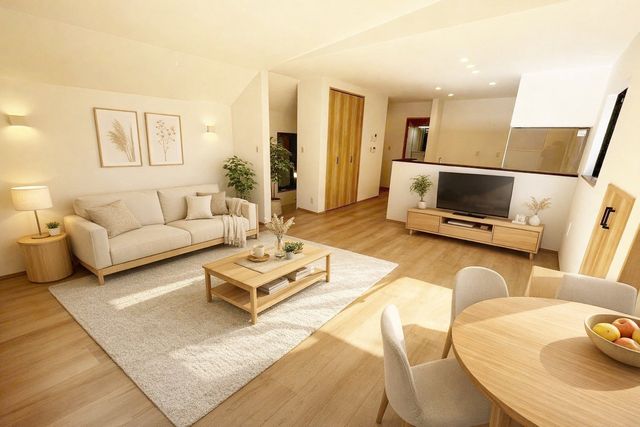 ���r���O 2�K���r���O�����炱���̌��z�V��I�����V��̂������ŋ�Ԃ����L���������܂��B�J����������A�O����̎������C�ɂȂ�Ȃ��A�S���炭�낰�郊�r���O�ł��􁦉Ƌ��CG�ł��i�B�e���F2026.2.9�j