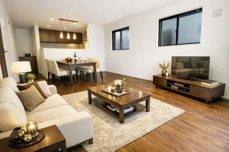 ���r���O �V���v���ŃX�^�C���b�V���ȃ��r���O�ł���Ƌ��C���e���A�̐F�A�f�ށA�f�U�C���ɓ��ꐫ���������邱�Ƃł������Ő������ꂽ��ԂɁ�ǂ�ȉƋ�𑵂��邩���N���N���܂��ˁ�i�Ƌ��CG�ł��j