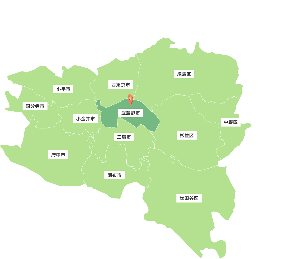 メイン地図画像から探す